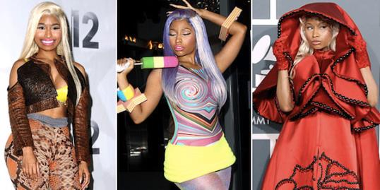 Photo: Nicki Minaj // Jason LaVeris/FilmMagic; Neil Mockford/FilmMagic; Steve Granitz/WireImage.com